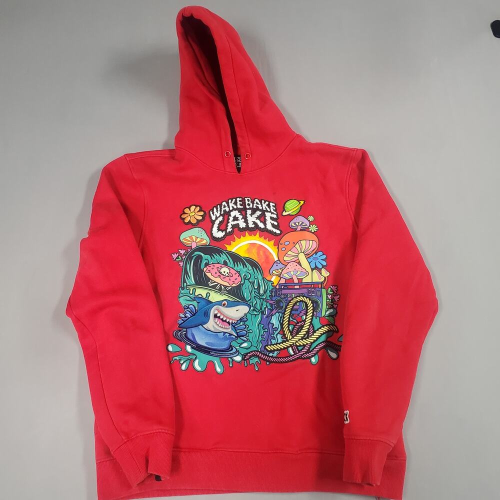 Wedding Cake "Wake, Bake and Cake" Hoodie Men's Size Medium